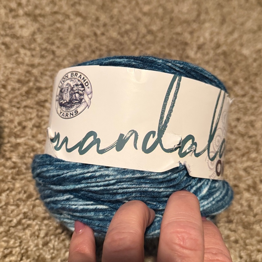 Lion Brand Ombre Denim Blue Yarn - EUC! - Picture 3 of 10